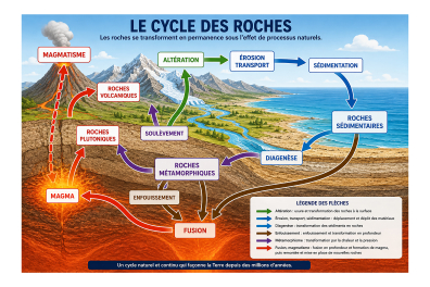 Le cycle des roches